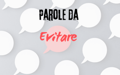 Parole da evitare