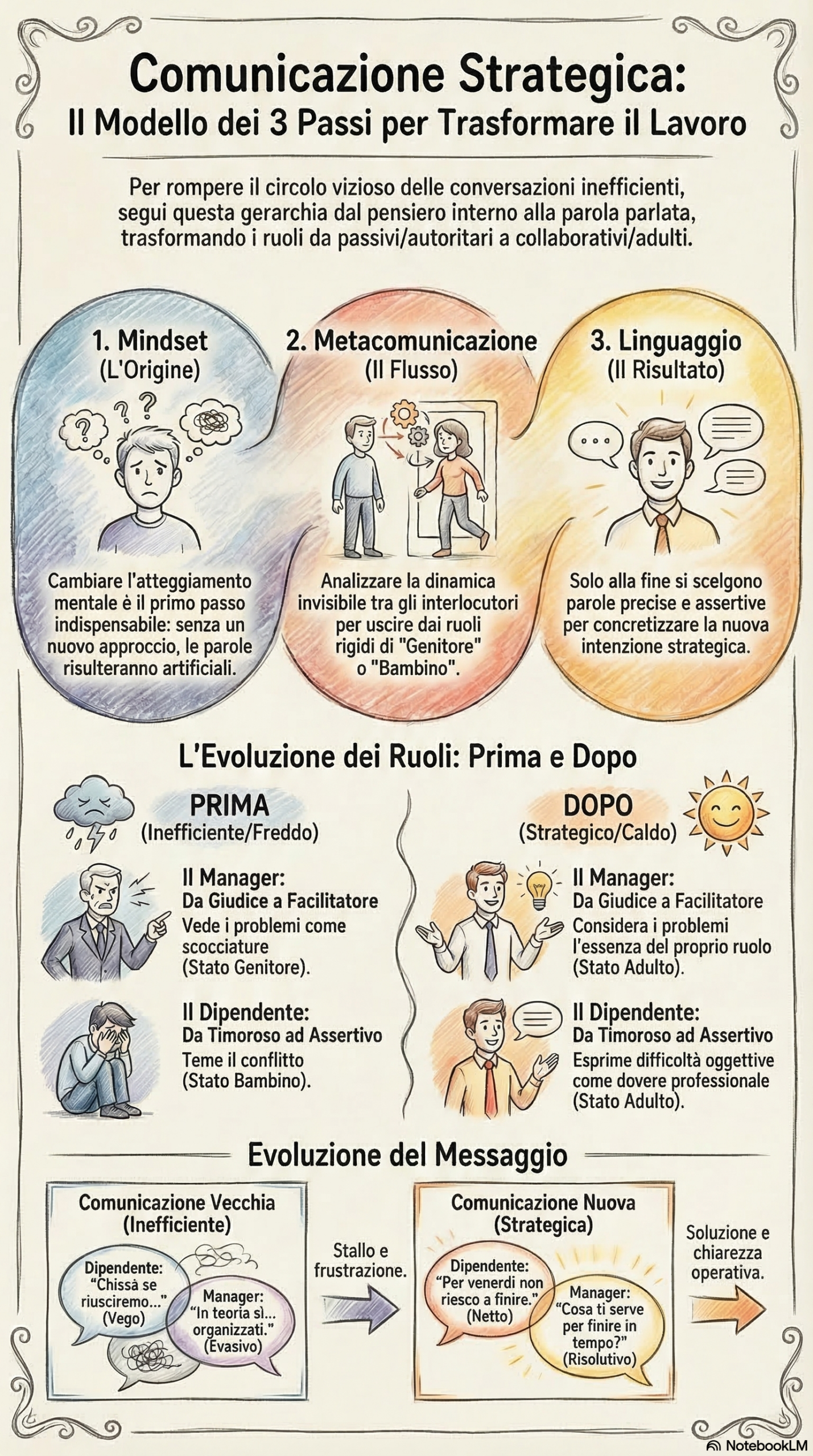 Infografica col contenuto del podcast Ep.1